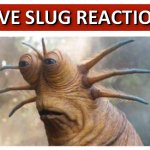 Live slug reaction