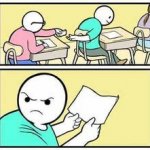 passing notes in class angry template