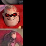 Mr. Incredible Becoming Evil template