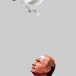 Putin and the Dove of Peace meme