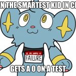 Hi my name is failure | WHEN THE SMARTEST KID IN CLASS; GETS A 0 ON A TEST | image tagged in hi my name is failure | made w/ Imgflip meme maker