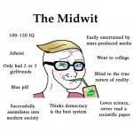 The Midwit meme