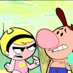 Billy and Mandy at the beach meme
