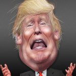 Crybaby Trump wailing about his grievances meme