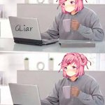 DDLC Nats-chan reacts