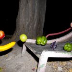 Ominous floating fruit