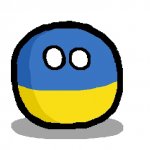 Ukraine Country Ball template