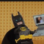 naughty batman on computer