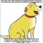 Martha upvote