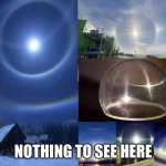 Signs and wonders | NOTHING TO SEE HERE | image tagged in signs and wonders | made w/ Imgflip meme maker