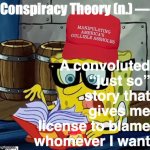 MAGA dictionary conspiracy theory meme