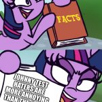 Twilight's Fact Book | JOHNNY TEST HATERS ARE MORE ANNOYING THAN THE SHOW | image tagged in twilight's fact book | made w/ Imgflip meme maker