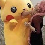 pikachu choking someone template