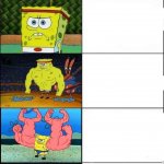 buff spongebob 2 meme