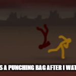 Anime got to me bro. | ME VERSUS A PUNCHING BAG AFTER I WATCH ANIME | image tagged in gifs,anime,fighting | made w/ Imgflip video-to-gif maker