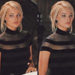 Margot Robbie monkey puppet