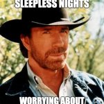 Chuck | COVID-19 HAS SLEEPLESS NIGHTS WORRYING ABOUT CHUCK NORRIS MUTATIONS. | image tagged in memes,chuck norris | made w/ Imgflip meme maker