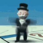 mr. monopoly fast dance GIF Template