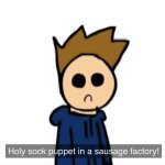 holy sock puppet in a sausage factory