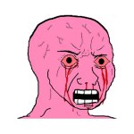 Pink crying wojak