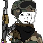 Young Russian Conscripted Soldier Wojak Twinkjak