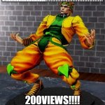 thanks again | WRRRRRRRRRRRRRRRRRRRRRYYYYYYYYYYYYYYYYYYYYYYYYYYYYYYYYYY; 200VIEWS!!!! | image tagged in dio wry | made w/ Imgflip meme maker