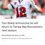 Tom Brady is back