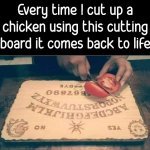 Ouija Cutting Board