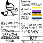 :) | TEMPLE/TORI; THEY /IT; CATS
DRAWING
WEIRDCORE
FOOD; DRAW
SLEEP
EAT | image tagged in this is me | made w/ Imgflip meme maker