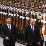 Vladimir Putin Xi Jinping military parade