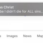 Jesus maybe i didn't die for all sins