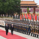 Vladimir Putin Xi Jinping military parade