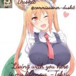 Duskit’s tohru temp meme