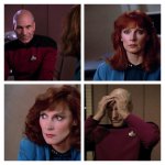 Picard Beverly Dialogue meme