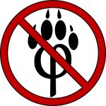 Anti-furry symbol template