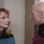 Doctor Crusher And Captain Picard