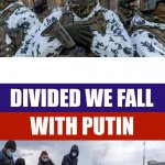 United We Stand with Zelensky Divided We Fall With Putin meme