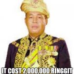My Malaysian NFT | THIS IS MY MALAYSIAN NFT; IT COST 2,000,000 RINGGIT
TIDAK SCREENSHOT | image tagged in putra of perlis,malaysia,yang di-pertuan agong,nft,king,funny | made w/ Imgflip meme maker