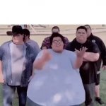 fat people dancing GIF Template