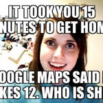 Google maps meme