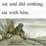 Frog and Toad do nothing
