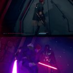 Jedi Fallen Order Cal vs Vader meme