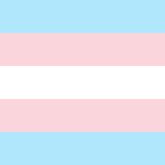 Transparent Trans Flag