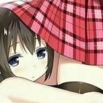 Anime Girl Hugging meme