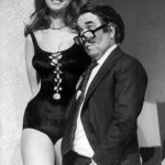 Valerie Leon and Ronnie Corbett