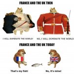 France and the U.K. then and now meme