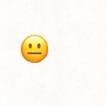 Emoji Eyebrow Raise GIF Template