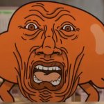 The Amazing World of Gumball Darwin horror face