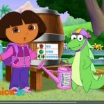 Dora Holding A List