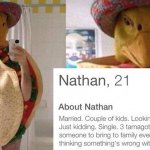 Nathan, 21 tinder profile
